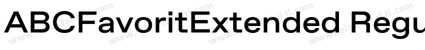 ABCFavoritExtended Regular字体转换